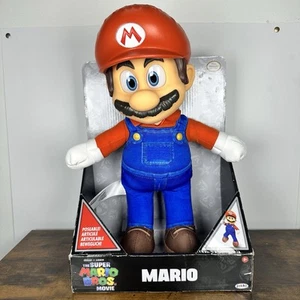 The Super Mario Bros. Movie Poseable Plüschfigur - 14 Zoll 2023 Neu in Box - Bild 1 von 8