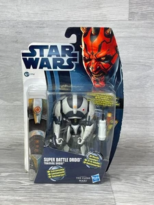 Star Wars Clone Wars, Super Battle Training Droid CW16, 2012 Darth Maul Card - Picture 1 of 15