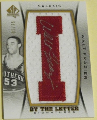 2012-13 SP Authentic By the Letter Signatures #BL-WF Walt Frazier Auto #1/25 HOF - Image 1 of 2