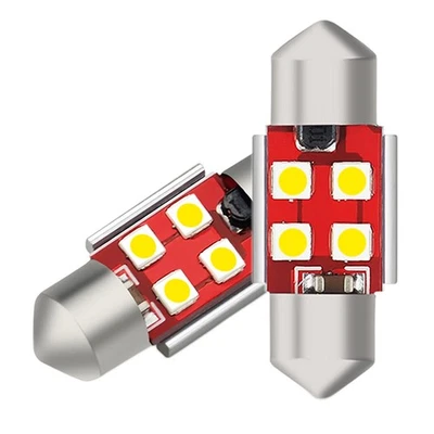 Luz de matrícula LED blanca X4 V para Toyota 4Runner 1990-21 C5W DE3175 DE3021 Foto 1 de 4