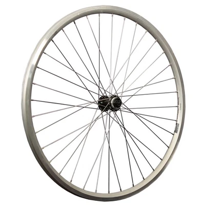 28 Zoll Vorderrad Ryde X-Plorer Hohlkammer Shimano HB-QC300 Nabe Disc CL silber - Bild 1 von 4