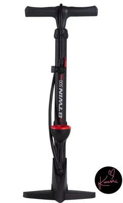 Universal Pump (Presta/Dunlop/Schrader) With Pressure Indicator In Bars & PSI - image 1 of 4