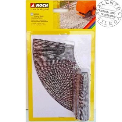Noch 60316 - H0 1:87 - pavimentazione stradale a ciottoli larga 7,5 cm e lunga 3 - Immagine 1 di 2