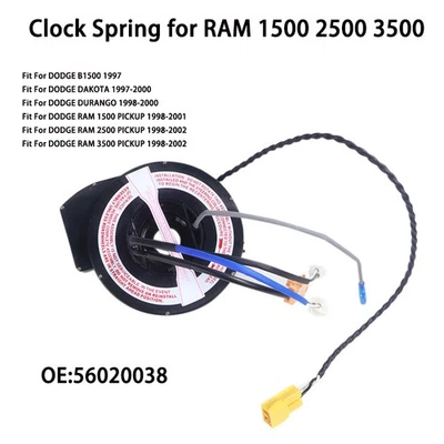 56020038 Clock Spring with Cruise Control for Dodge RAM PICKUP 1998-2001 - Image 1 of 4