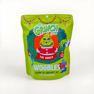 The Woobles Grinch Crochet Kit | Learn To Crochet | Everything You Need To Start