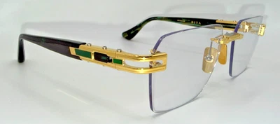 Gafas con montura DITA META DTX154-A-03 ORO AMARILLO/ARCTIC SWIRL 56-17-145 Foto 1 de 4