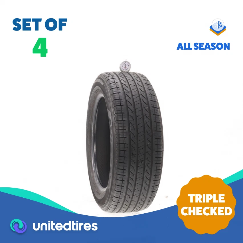 Set of (4) Used 205/55R16 Yokohama Avid GT 91H - 6.5-7/32 - Image 1 of 4