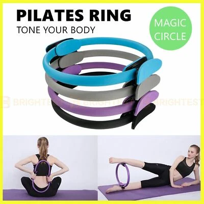 Pilates Ring Exercise Resistance Yoga Gym Rings Fitness Magic Circle Foam Grip - image 1 of 4