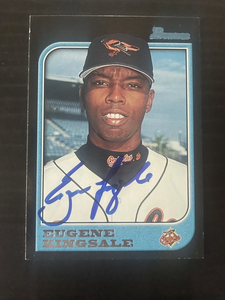 1997 Bowman #129 Eugene Kingsale Baltimore Orioles Signed Card Autographed - Image 1 of 1