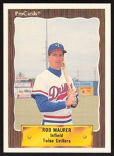 1990 ProCards   Rob Maurer #1163 Tulsa Drillers