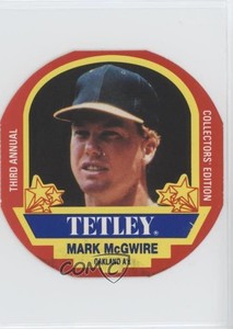 1990 Tetley Tea Discs Mark McGwire #15