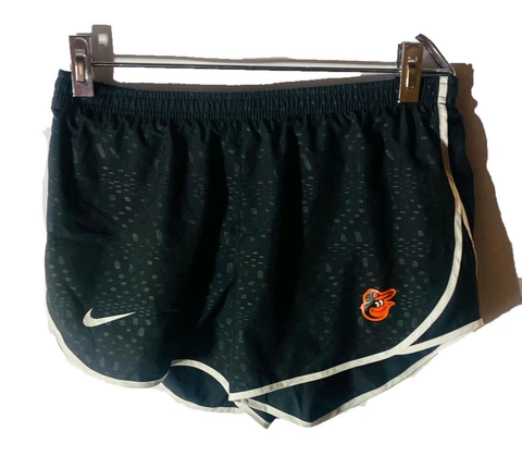 Nike Women's Baltimore Orioles Stadium Mod Tempo Performance Shorts, Black Cover