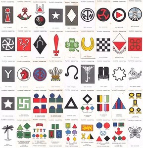 Army Corps & Divisional Signs WW1 1914-1918 WW1 John Player & Sons. PICK YOURS