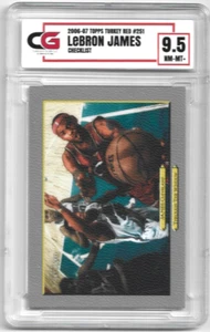 2006-07 TOPPS LEBRON JAMES TURKEY RED CG GRADED 9.5 #251 CHECKLIST CARD - Picture 1 of 6