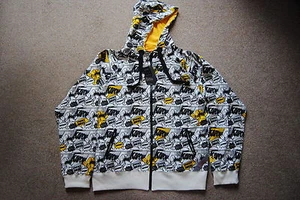 JOYSTICK JUNKIES SCREAMING CARTOON ZIP HOODIE HOODED SWEATSHIRT NEW OFFICIAL - Picture 1 of 10