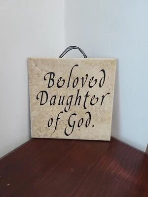 Amada Hija de Dios 6x6" Vinilo Decorado Azulejo Cerámico  Foto 1 de 2