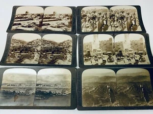 Stereoview Cards: Lot of 6  Palestine and Jerusalem - Picture 1 of 6