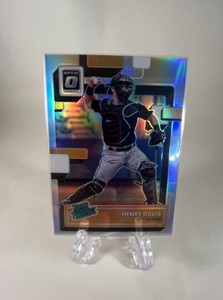 Henry Davis 2022 Donruss Optic Silver Prizm Rated Prospect Parallel Pirates