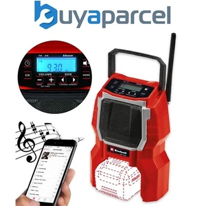 Einhell 18V Cordless Site Radio Bluetooth Speaker TC-SR 18 Li BT Audio Body Only - Picture 1 of 9