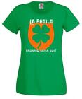 Womens La Fheile Padraig Sona Duit St Patricks Day Ireland Lady Fit T-Shirt