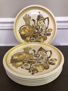 6 platos de cena despensa MCM International Mikasa Country Store C6302 Japón de colección - Imagen 1 de 6