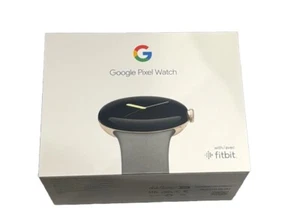 Google Pixel Watch (2022) Wi-Fi, 41mm szampańskie złote etui opaska laskowa - Zdjęcie 1 z 2