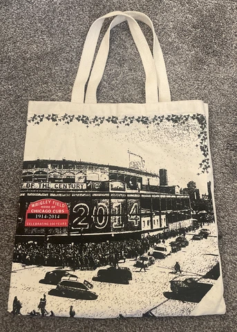 Chicago Cubs Wrigley Field ~100 Years~ 1914-2014 TOTE BAG!! Cover