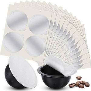 Aluminum Foil Lids Seals Compatible with Nespresso Vertuoline Capsules 63 mm to