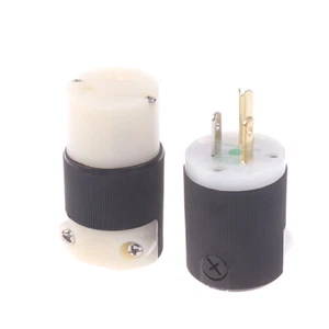 HiFi Audio US Plug Female Socket American Copper AC Power Supply Male Connector - Zdjęcie 1 z 14
