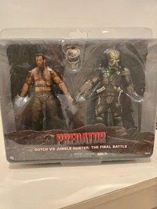 Predator Neca 2 Pack Dutch Vs Jungle Hunter:The Final Battle Sealed Figures RARE - Picture 1 of 12
