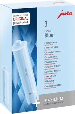 Jura Original Claris Blue+ Filterpatronen Vorteilspackung - 3 Wasserfilter Set - Bild 1 von 4