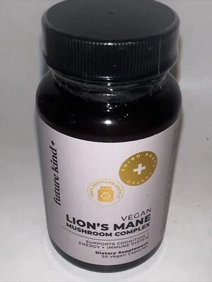 Complejo de hongos Future Kind melena de león apoyo cognición energía inmune 30 cápsulas Foto 1 de 4