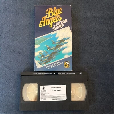 Vintage Blue Angels In Razor Sharp VHS Tape 1988 100% Tested Roger Staubach - Image 1 of 4