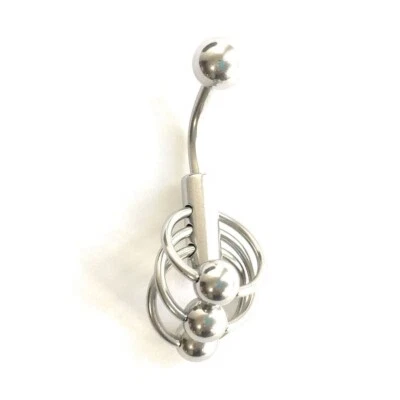 ESTERILIZAR Acero Quirúrgico BEST SELLER "TAP DANCER" 14g 10mm VCH Piercing Barbell. Foto 1 de 4