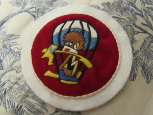 Vtg. Post WWII US Army 127th Airborne Engineers Hand made Pocket Patch (Repro) - Picture 1 of 4
