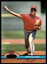 1991 Stadium Club Jose DeLeon St. Louis Cardinals #455
