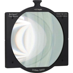 Nuevo Lindsey Optics 4 x 5,65" +1/2 dioptrías brillante montaje en bandeja lente de primer plano - Imagen 1 de 9