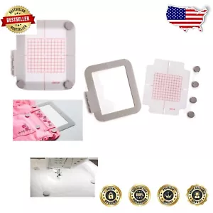 4" x 4" Metal Hoop for Brother/Babylock Embroidery - Easy Fabric Repositioning - Picture 1 of 6
