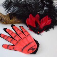 Crafters Costume Makers Supply Lot Halloween Cosplay Feathers Glove Cape