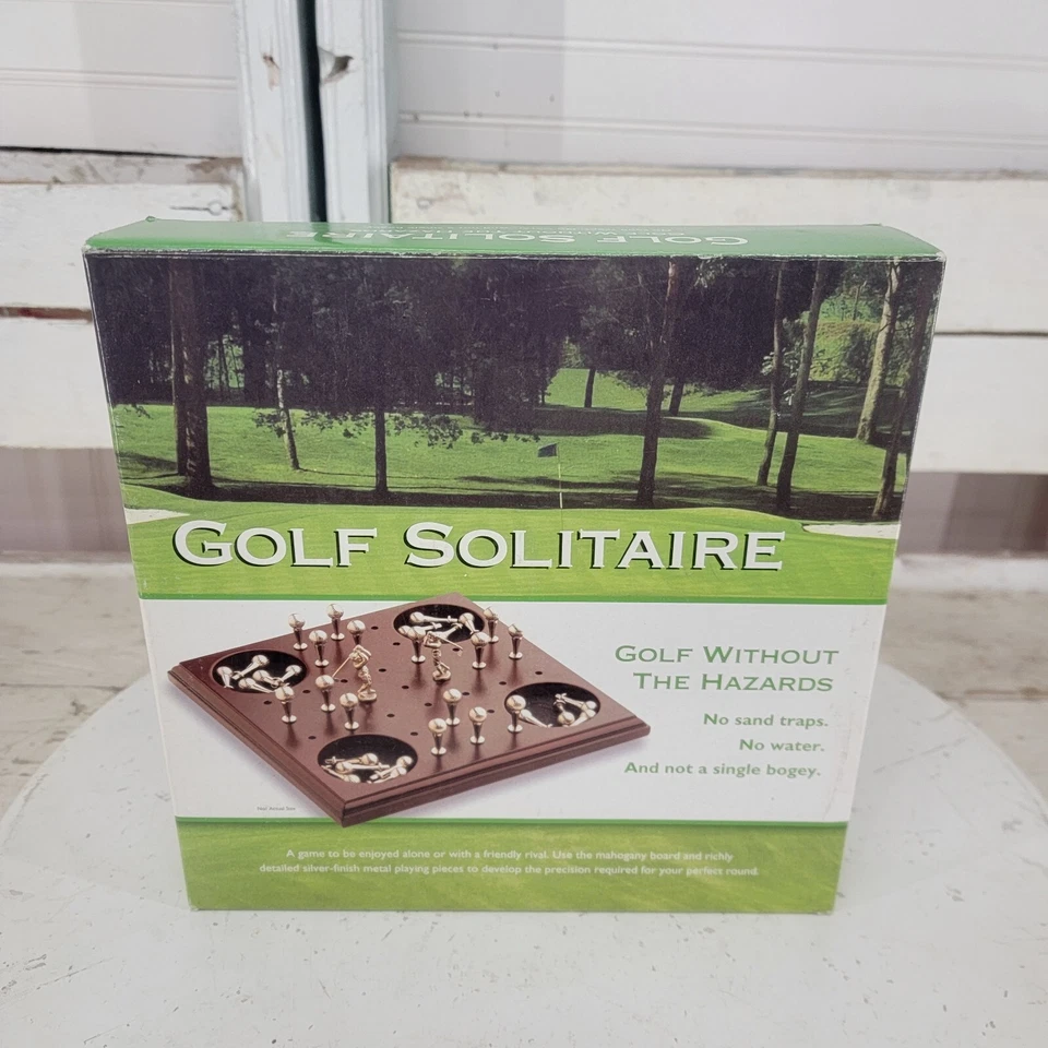 Golf Solitaire Golf Without Hazards Golf Board Game By Triangle Complete N - Image 1 of 4
