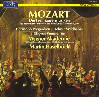 MOZART Die Freimaurermusiken HASELBOCK Wiener Akademie NOVALIS 150081 1991 DMM - Image 1 of 3