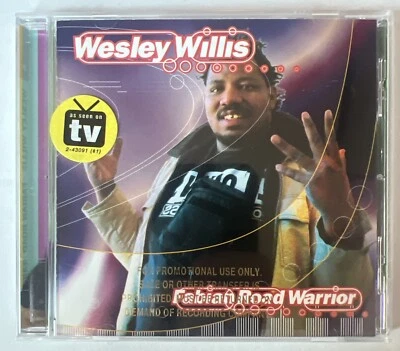 Wesley Willis - Fabian Road Warrior CD 1996 Unplayed Promo w/ Hype - Image 1 of 2