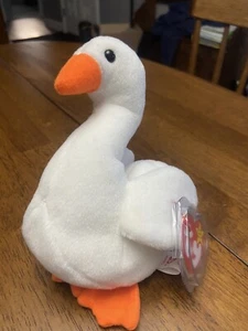 Ty Retired Rare 1996 Beanie Baby "Gracie" Swan. MWMT! PVC Pellets! - Bild 1 von 4