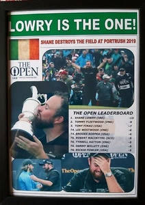 Shane Lowry 2019 campione British Open - stampa incorniciata - Foto 1 di 2