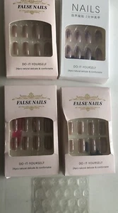 acrylic false nails with glue bundle - Picture 1 of 6