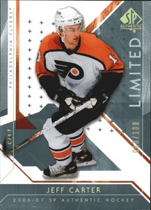 2006-07 SP Authentic Limited #30 Jeff Carter /100