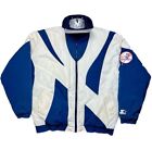 Vintage New York Yankees Starter Big Logo Puffer Jacket Coat Parka Mlb Retro
