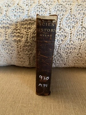 Ancient History Pt 1 The Eastern Nations & Greece 1902 Ex-Lib PVN Myers Book - Image 1 of 4