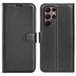 Black Wallet PHONE CASE Card Slot COVER FOR Moto G05 G15 G34 G54 G84 G13 E15 E14 - Picture 1 of 5