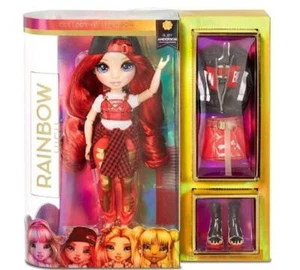 Muñeca Rainbow High Ruby Anderson 2 trajes primera serie nueva en caja original - Imagen 1 de 3
